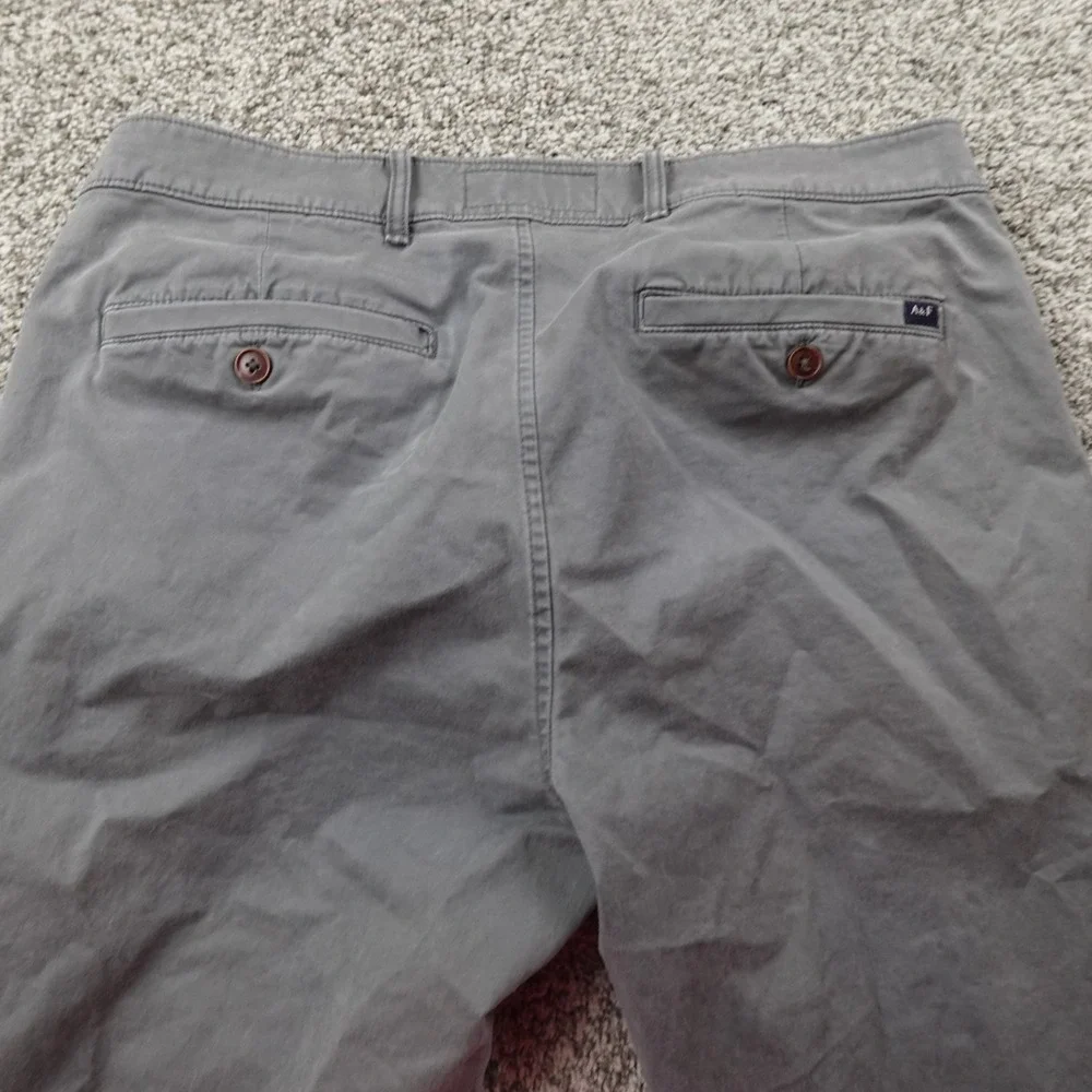 Abercrombie Fitch Pants Mens 34X32 Gray Chino Trousers Skinny Stretch Preppy Y2K